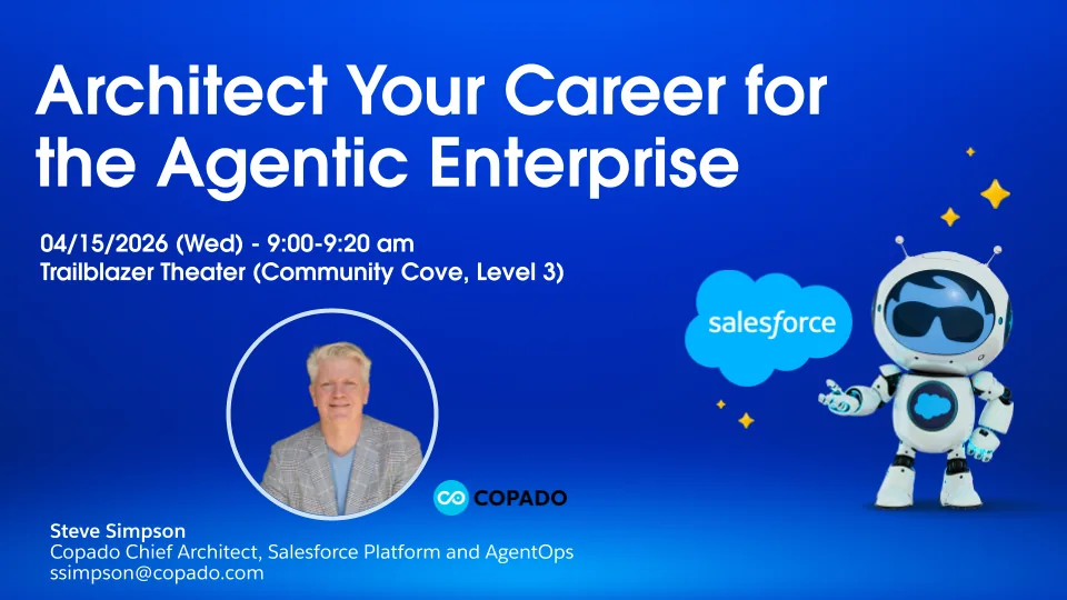 بطاقة جلسة TDX 2026: Architect Your Career for the Agentic Enterprise، Steve Simpson، 15 أبريل 2026